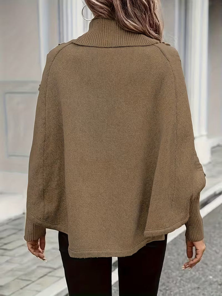 Lolana – Pull à col montant avec détail torsadé