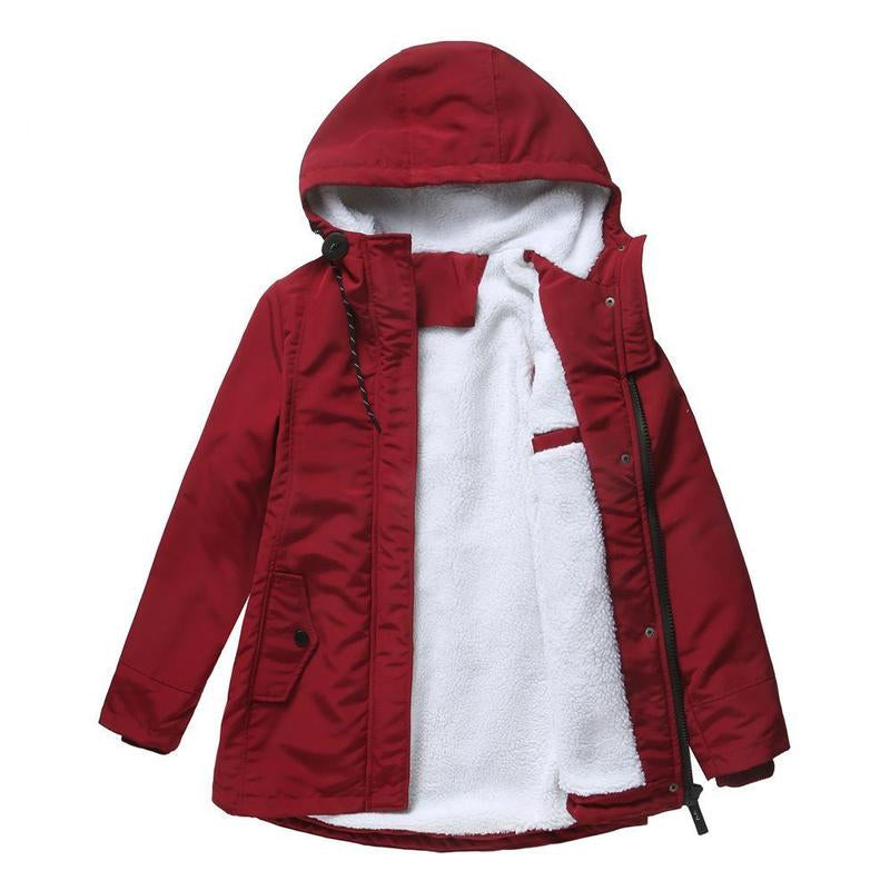 AMINA™ | Manteau d’Hiver Doublé Matelassé