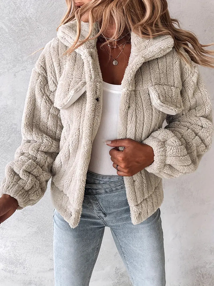 ARLETTE™ | Veste Peluche Élégante