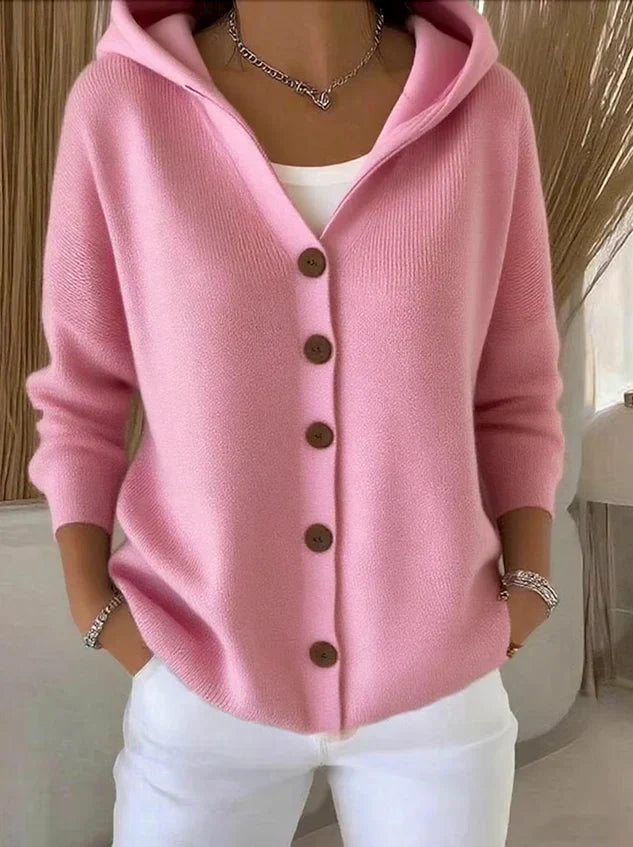 Florence™ | Cardigan Douillet à Capuche – Élégance & Confort au Quotidien