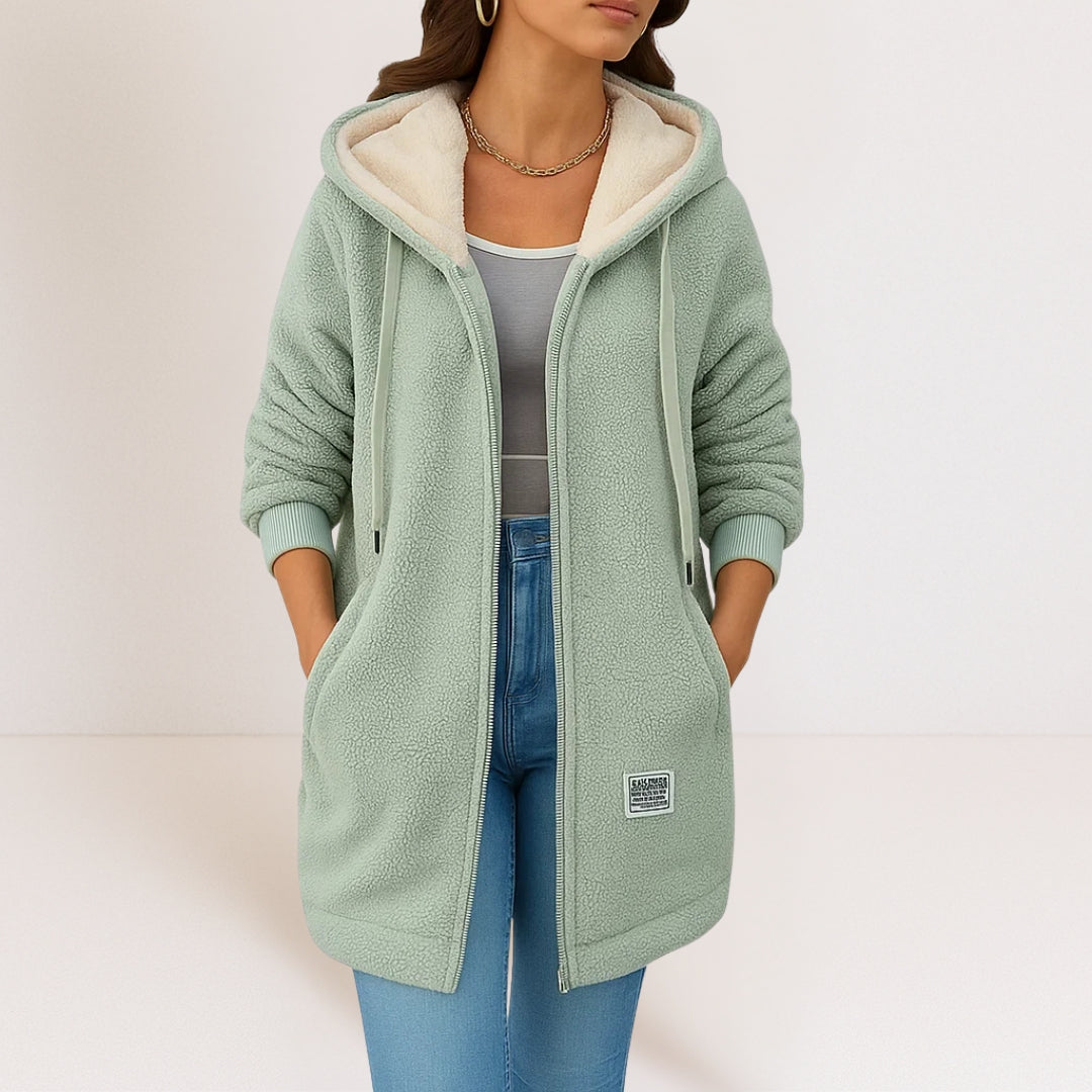 Marceline cosy hooded jacket