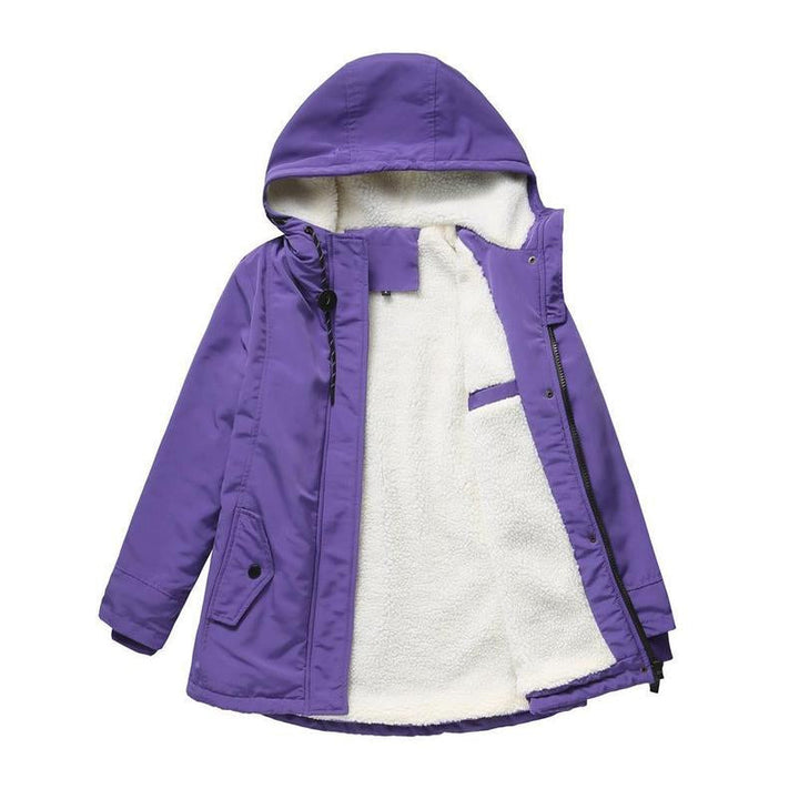 AMINA™ | Manteau d’Hiver Doublé Matelassé
