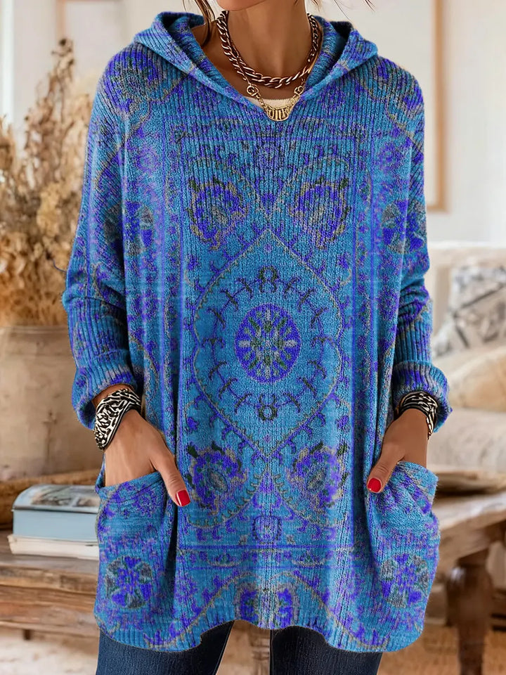 Aimee - Cozy Hooded Knit Sweater