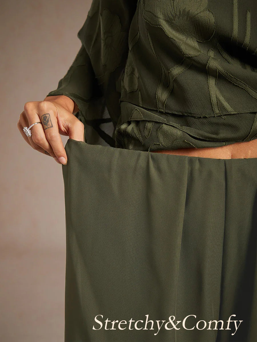 Fluressa | Pantalon fluide à ourlet fendu
