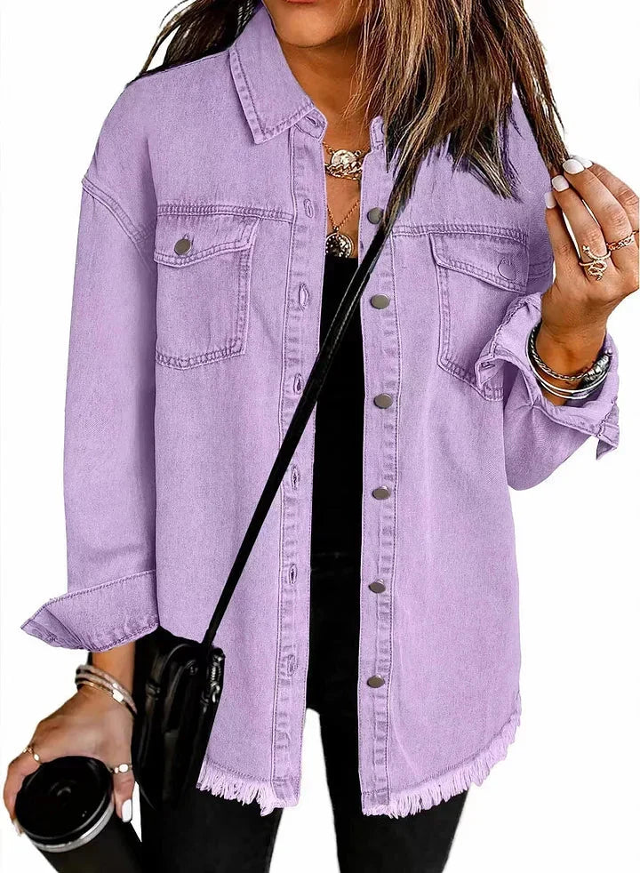Eleanor - Casual Layering Denim Jacket