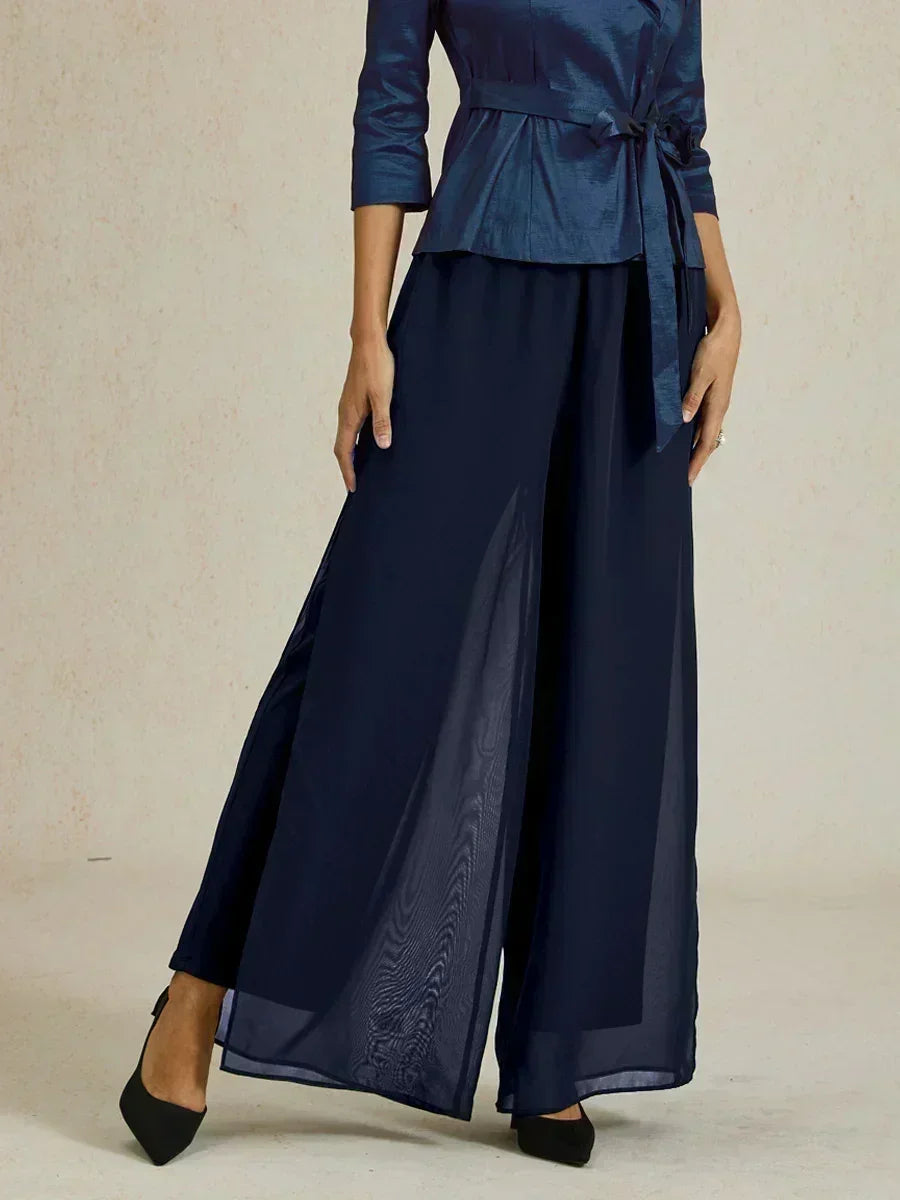 Fluressa | Pantalon fluide à ourlet fendu
