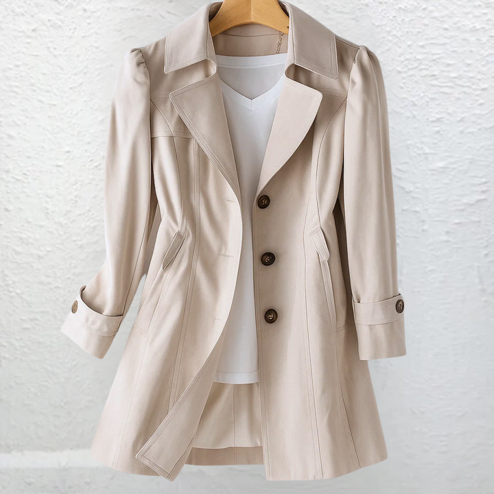 Veyressa™ | Trench-coat vintage élégante et intemporelle