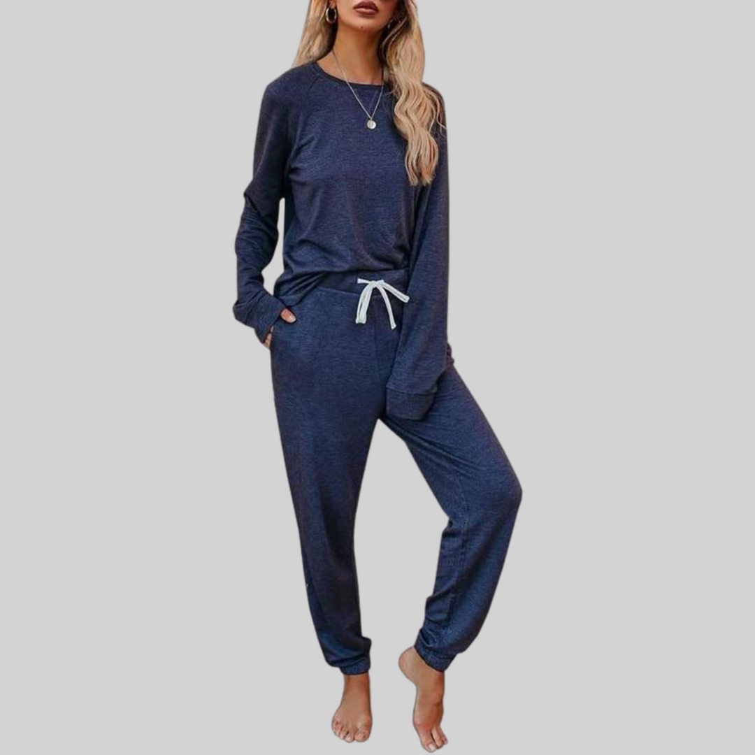 JOCELY™ – Ensemble Décontracté Manches Longues & Pantalon Jogging