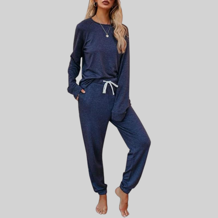 JOCELY™ – Ensemble Décontracté Manches Longues & Pantalon Jogging