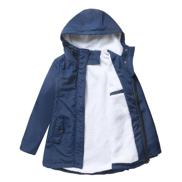 AMINA™ | Manteau d’Hiver Doublé Matelassé