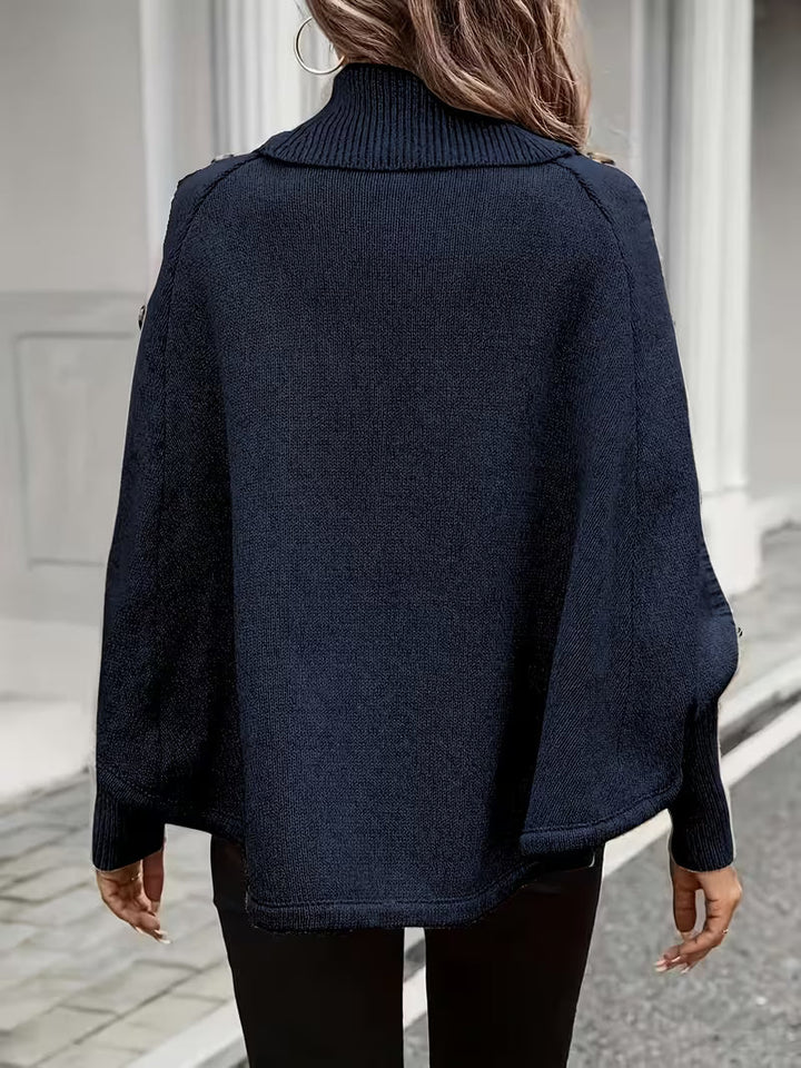 Lolana – Pull à col montant avec détail torsadé