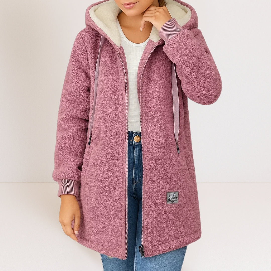 Marceline cosy hooded jacket