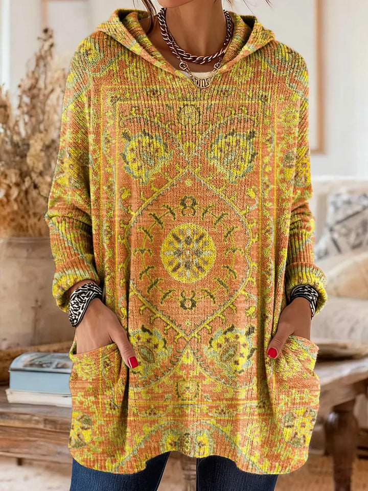 Aimee - Cozy Hooded Knit Sweater