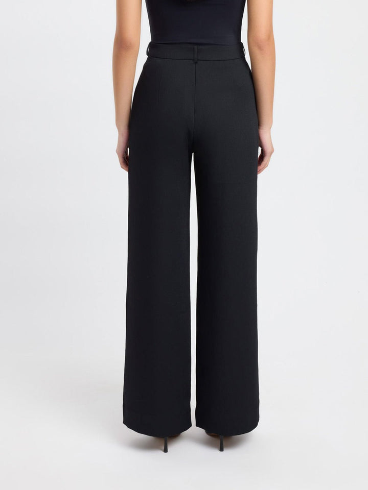 Pantalons Large à Taille Haute | Mélange de Polyester | Prêts pour le Bureau