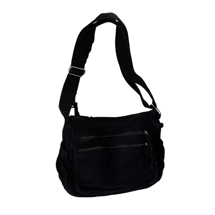 FRANKIE™ – Sac bandoulière en toile rétro à poches multiples
