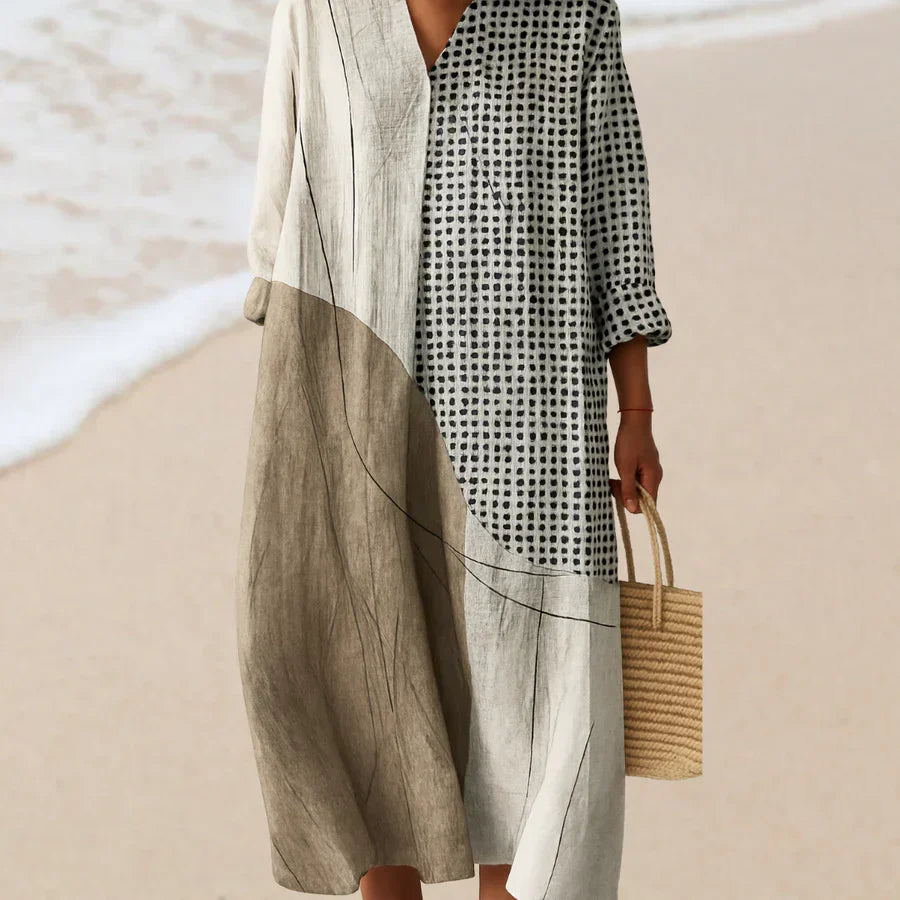 ELARA™ | ROBE D'AUTOMNE INSPIRÉE ARTISTIQUEMENT