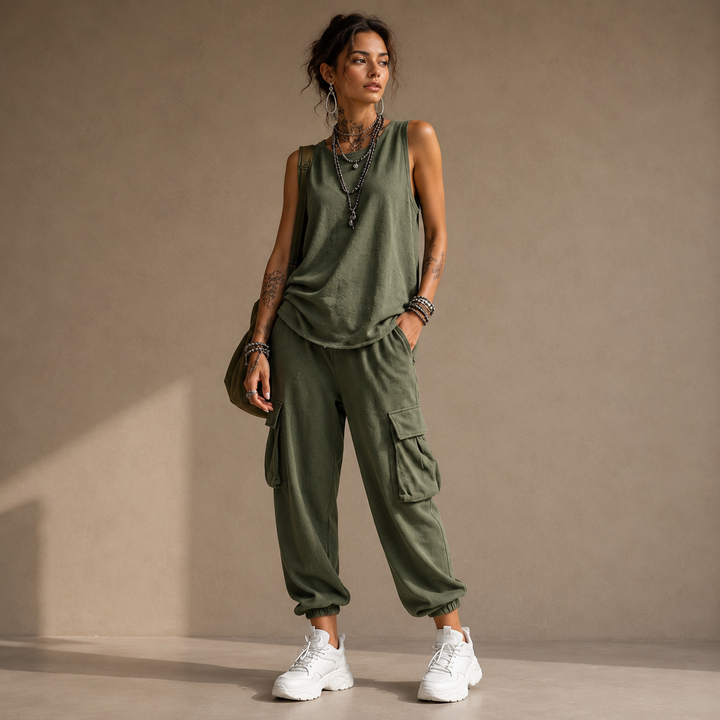 Nina | Casual Cargo Set