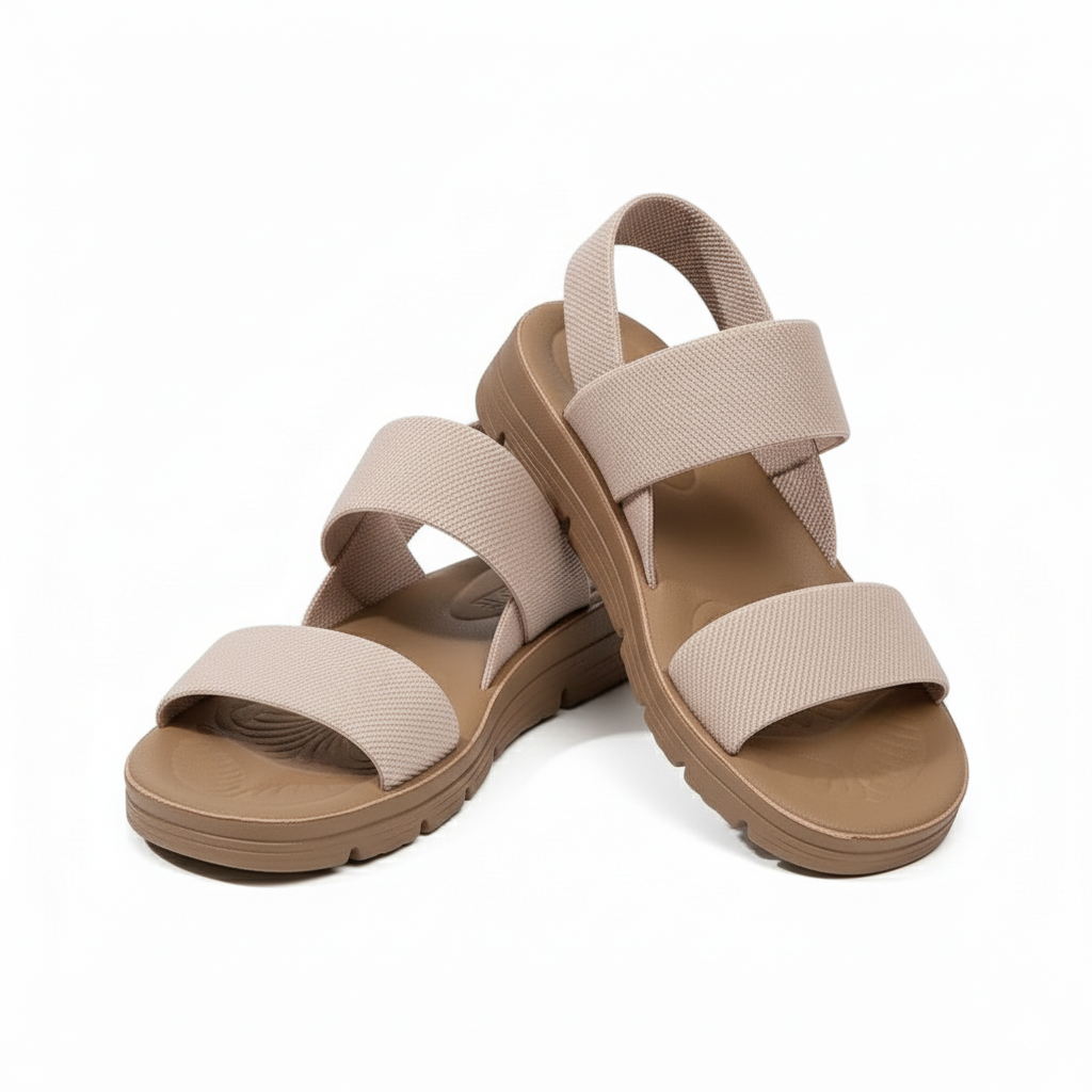 Emilia | Sandale Orthopédique Élevée et Confortable