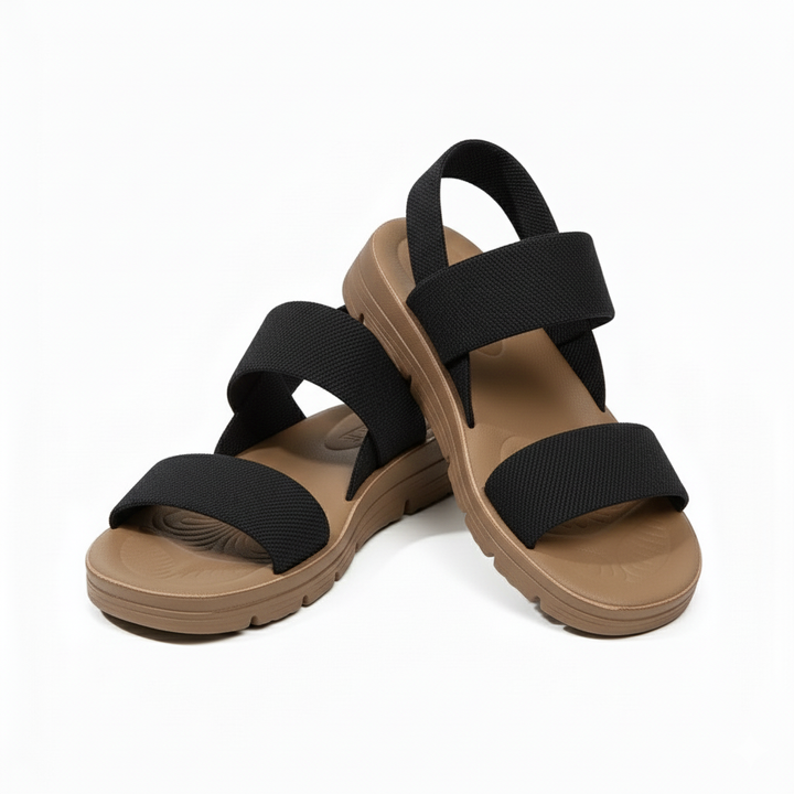 Emilia | Sandale Orthopédique Élevée et Confortable