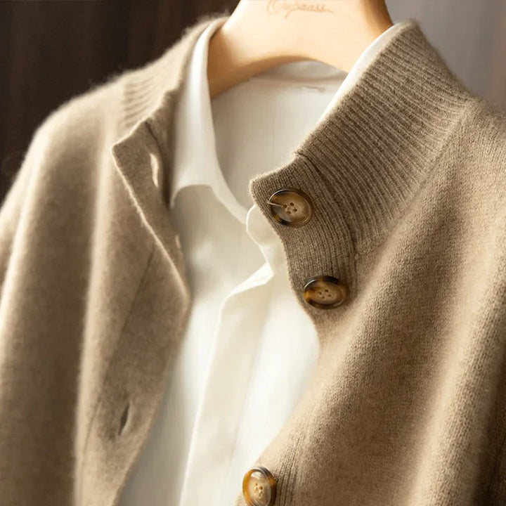 Valenza™ | Cardigan Élégant en Maille Douce