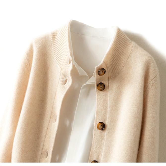 Valenza™ | Cardigan Élégant en Maille Douce