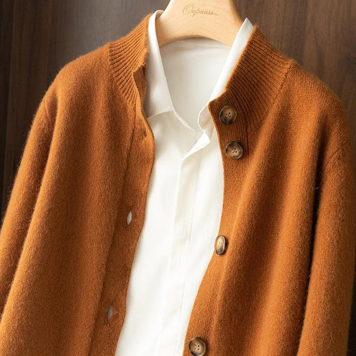 Valenza™ | Cardigan Élégant en Maille Douce