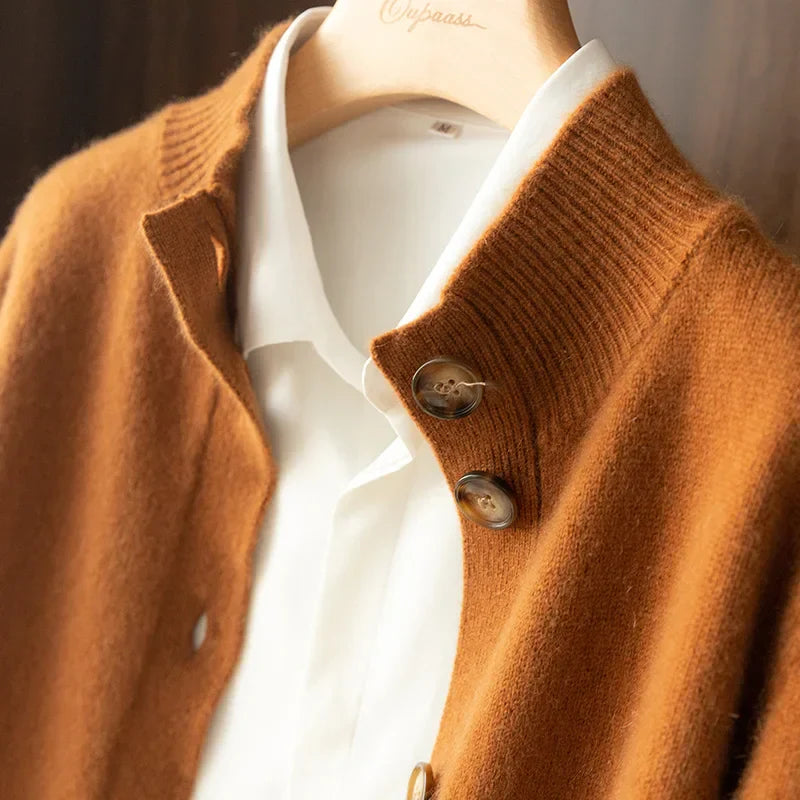 Valenza™ | Cardigan Élégant en Maille Douce