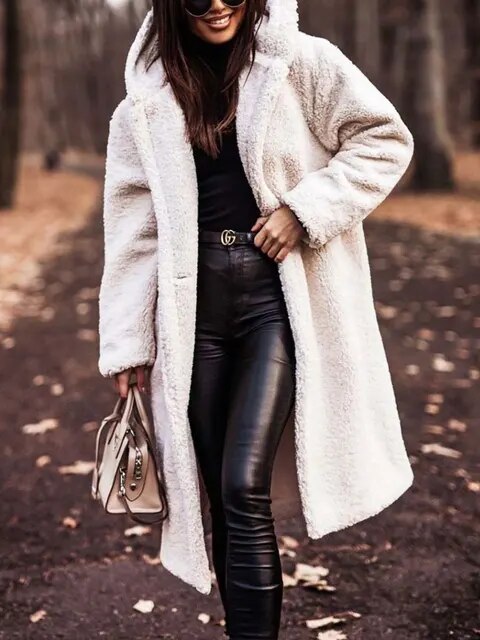 Rina | Manteau d’hiver en fleece douillet
