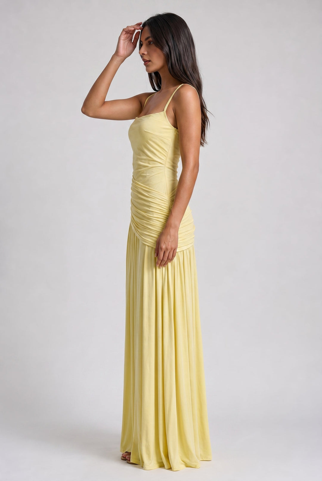 Mary - Elegant Draped Maxi Dress