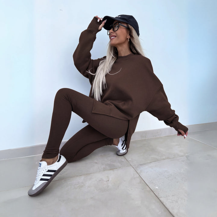 YACHI™ – Ensemble Décontracté Sweat à Manches Longues & Pantalon