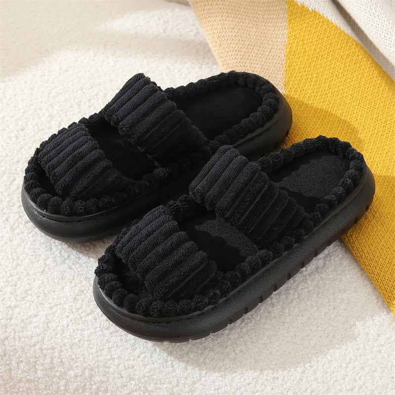 SIRA™ – Chaussons d'intérieur ouverts et moelleux
