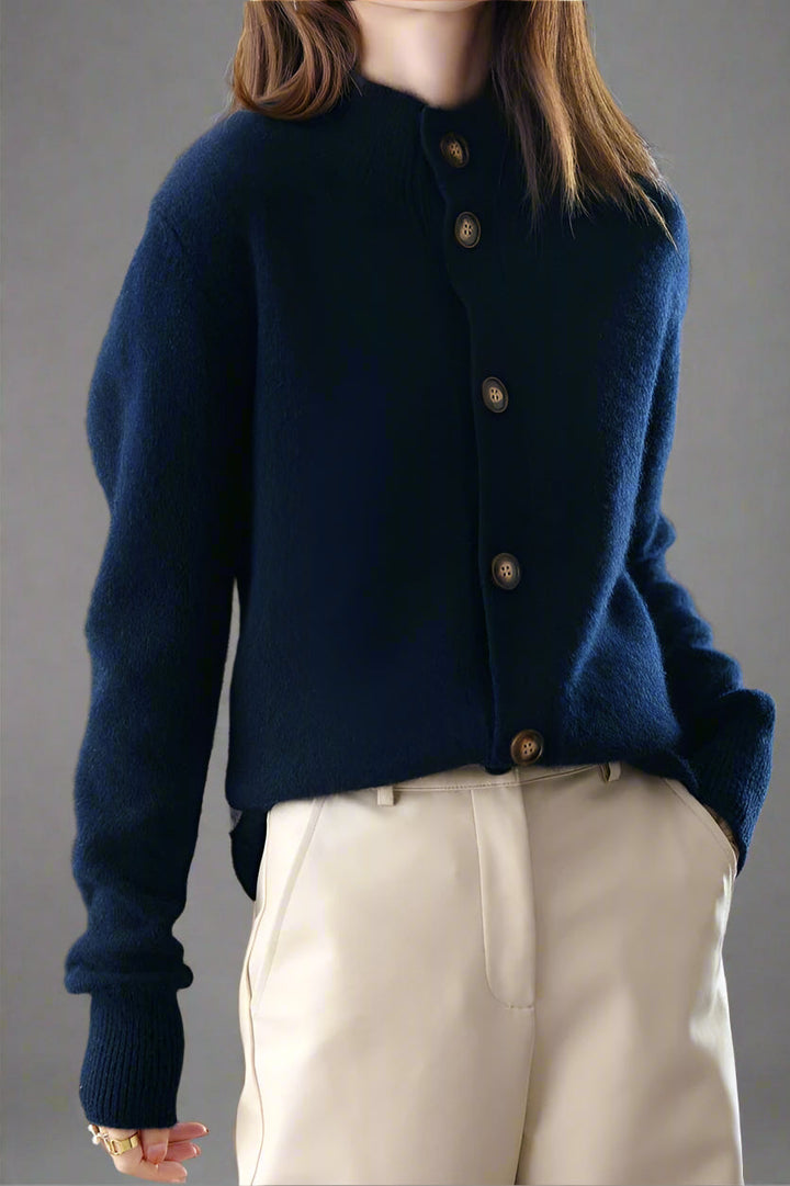 Valenza™ | Cardigan Élégant en Maille Douce