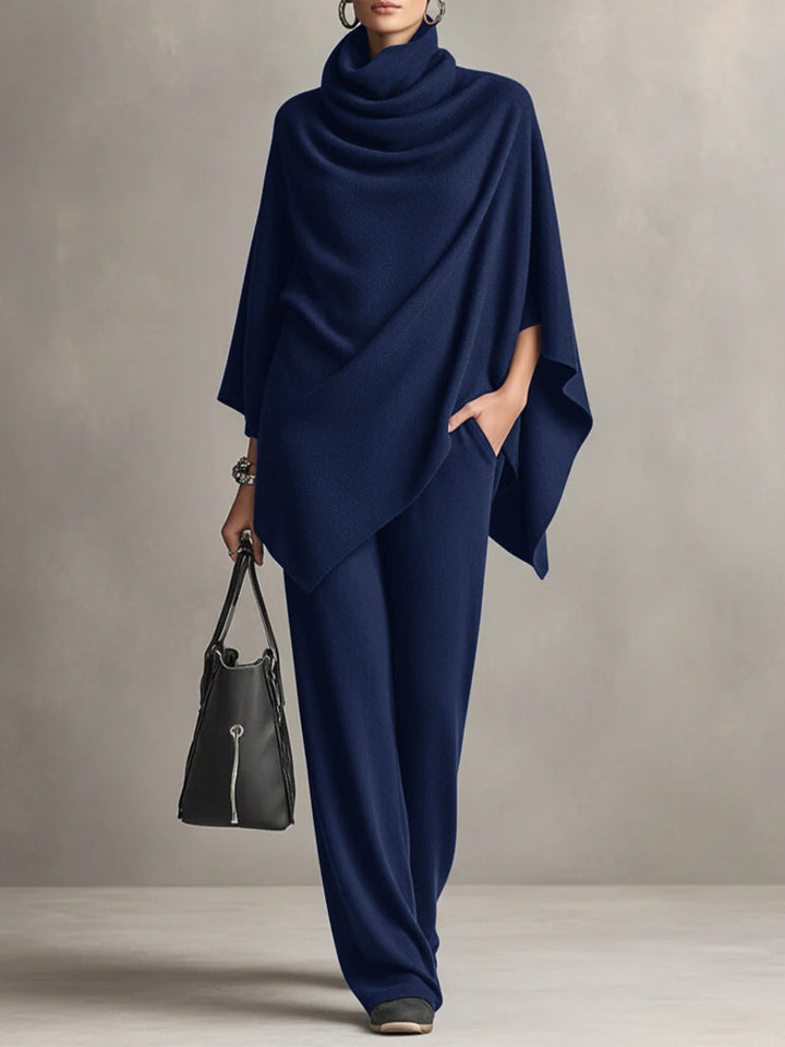 SERAPHINE™ | Ensemble Élégant Deux Pièces à Drapé