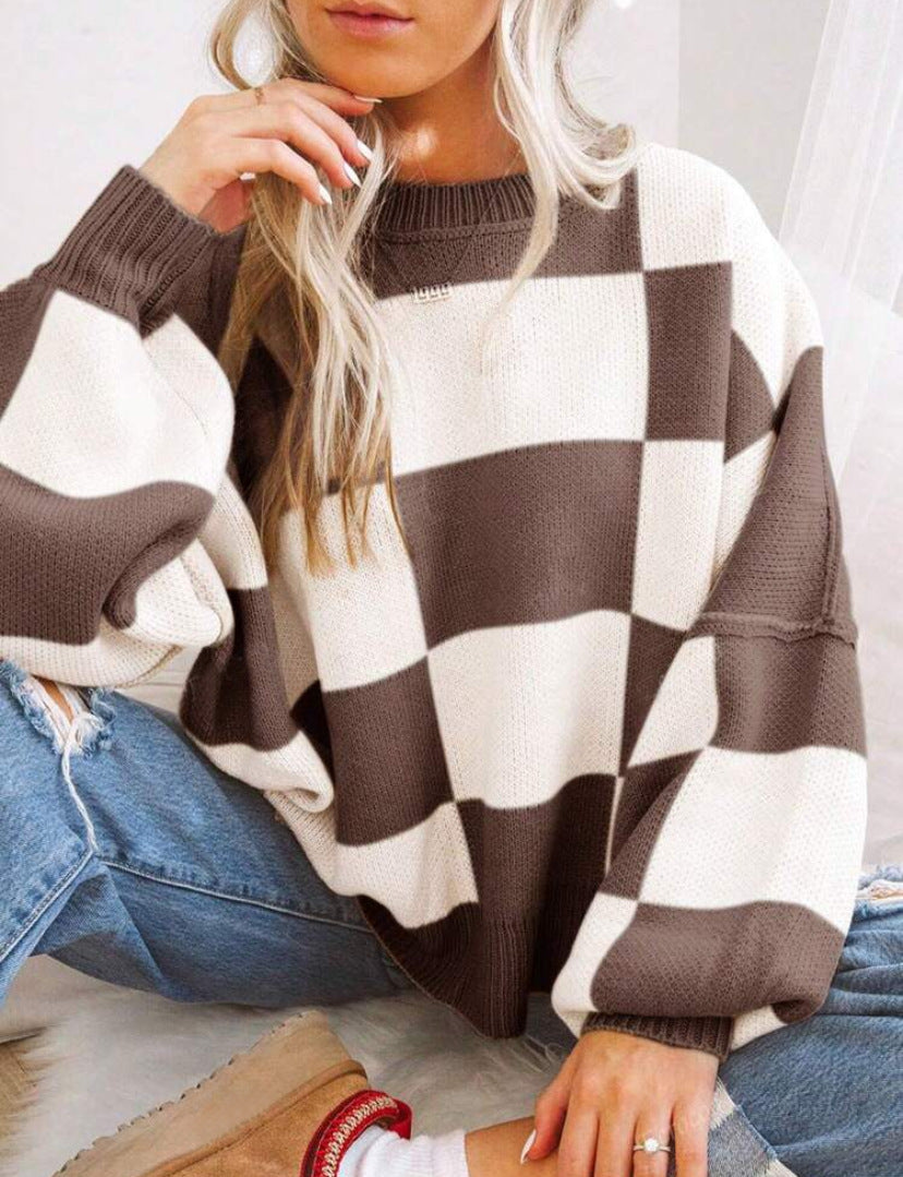 PILDA™ – Pull Décontracté à Manches Longues Coupe Ample