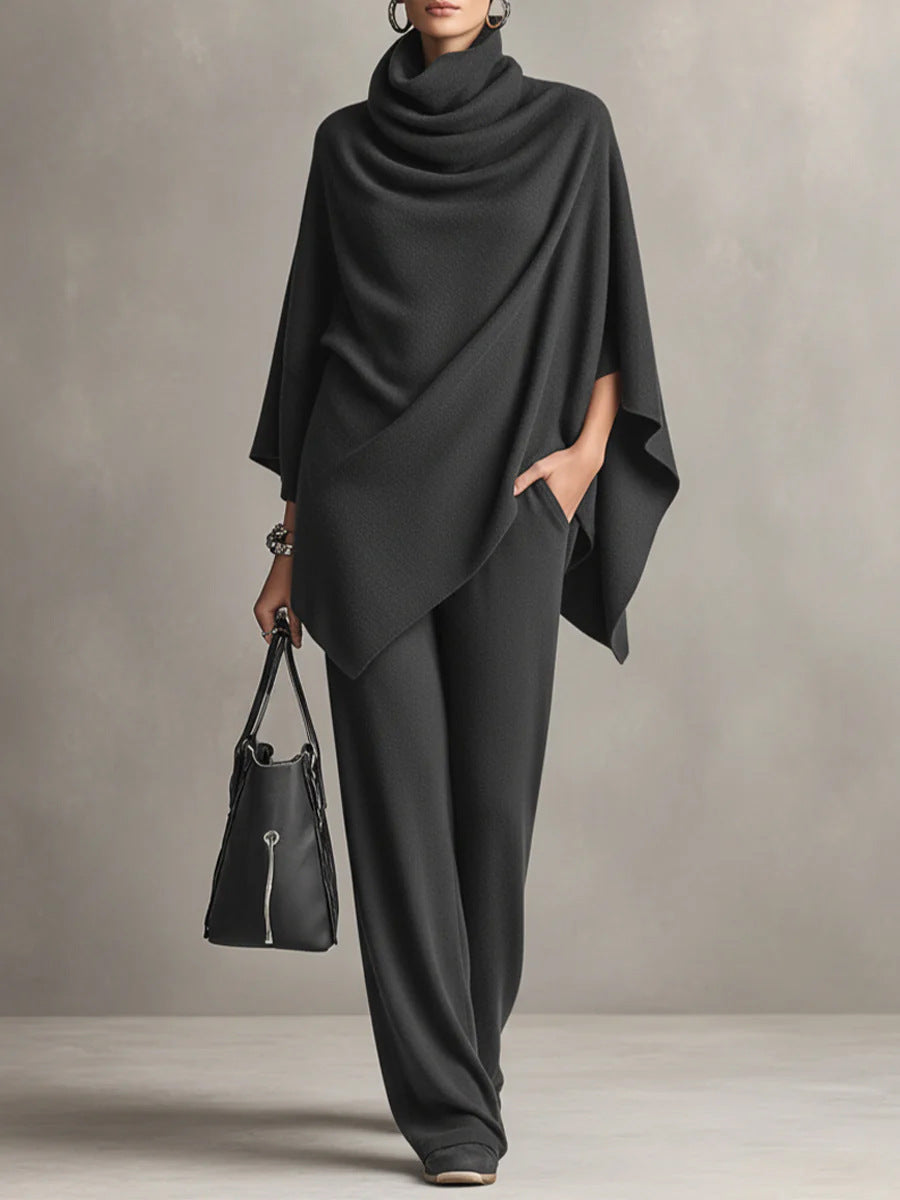 SERAPHINE™ | Ensemble Élégant Deux Pièces à Drapé