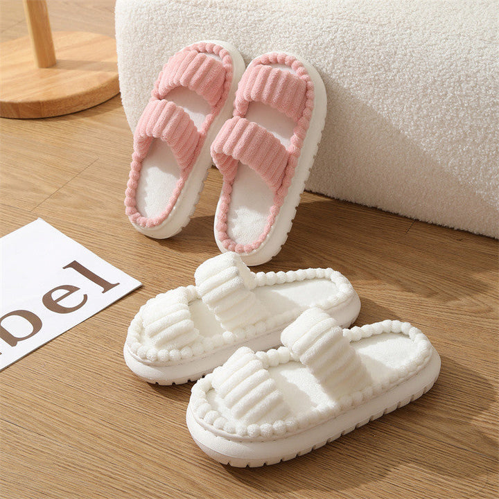 SIRA™ – Chaussons d'intérieur ouverts et moelleux