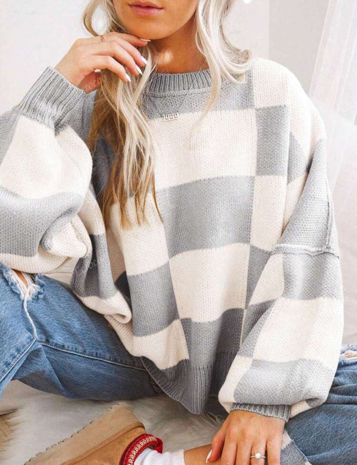 PILDA™ – Pull Décontracté à Manches Longues Coupe Ample
