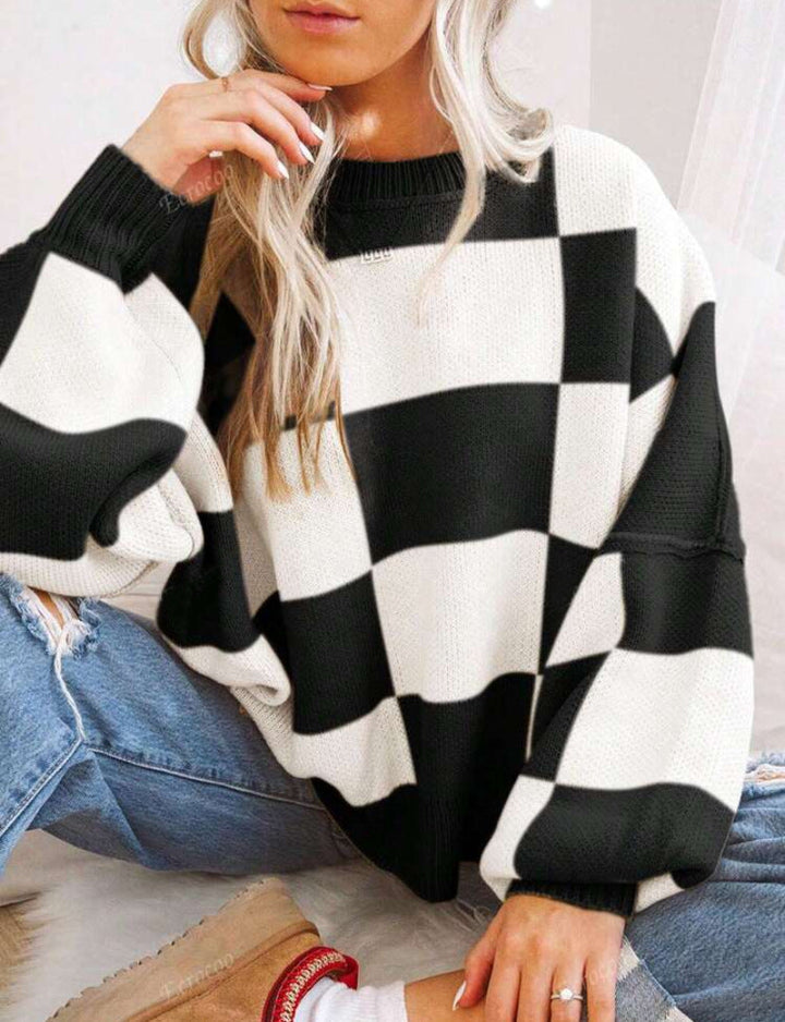 PILDA™ – Pull Décontracté à Manches Longues Coupe Ample