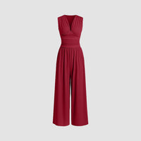 MARLOWE™ – Elegant Ruched Casual Jumpsuit