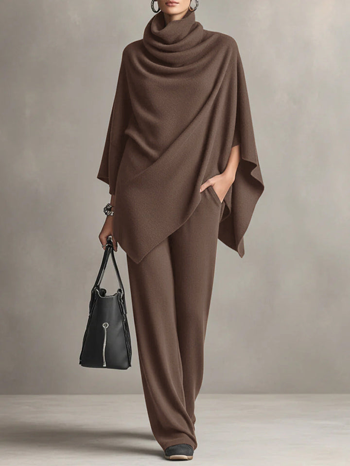 SERAPHINE™ | Ensemble Élégant Deux Pièces à Drapé