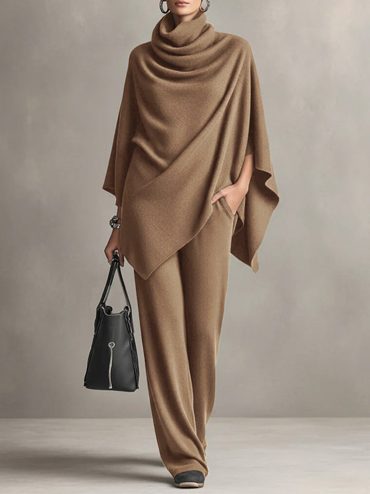 SERAPHINE™ | Ensemble Élégant Deux Pièces à Drapé