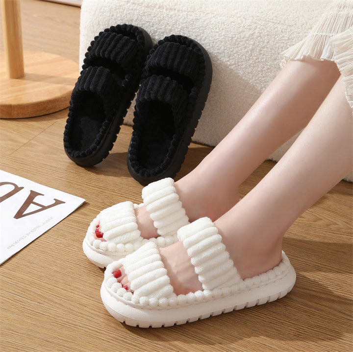 SIRA™ – Chaussons d'intérieur ouverts et moelleux