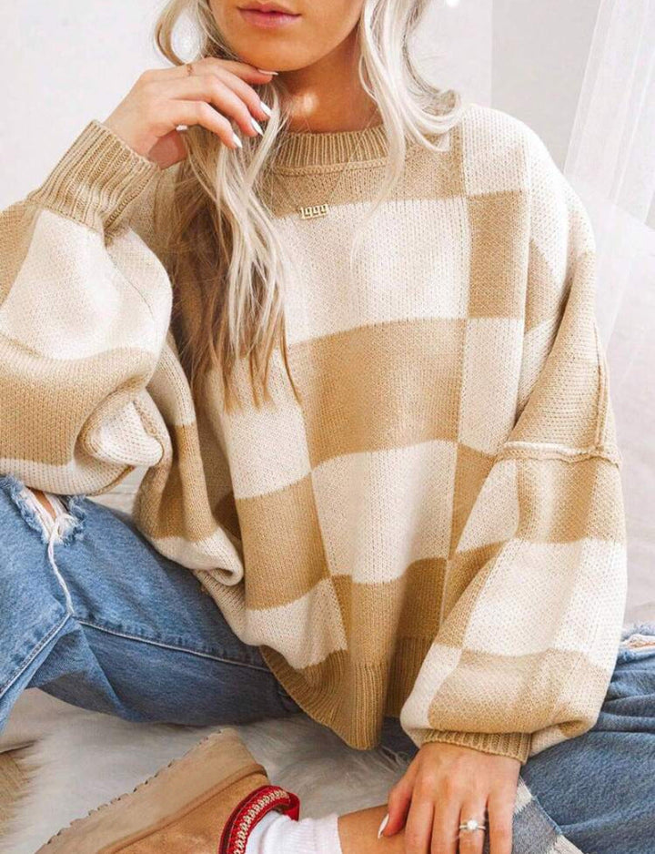 PILDA™ – Pull Décontracté à Manches Longues Coupe Ample