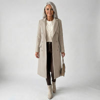 Hazel - Elegant Longline Coat