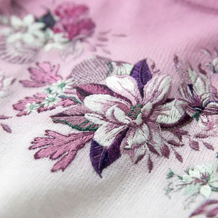 Alba | Floral Roll Neck Jumper