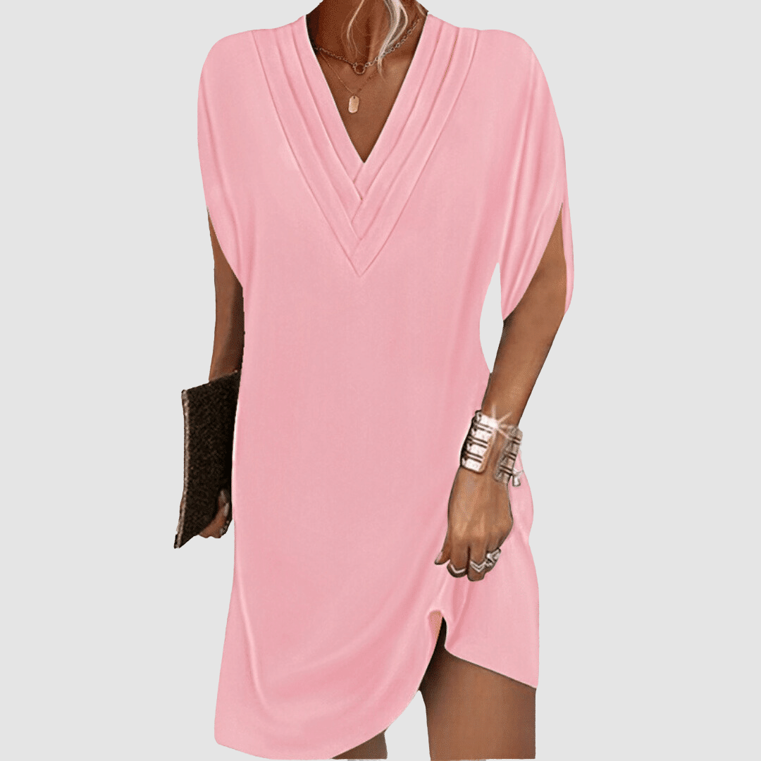 Alysa | Robe Élégante à Manches Mi-Longues