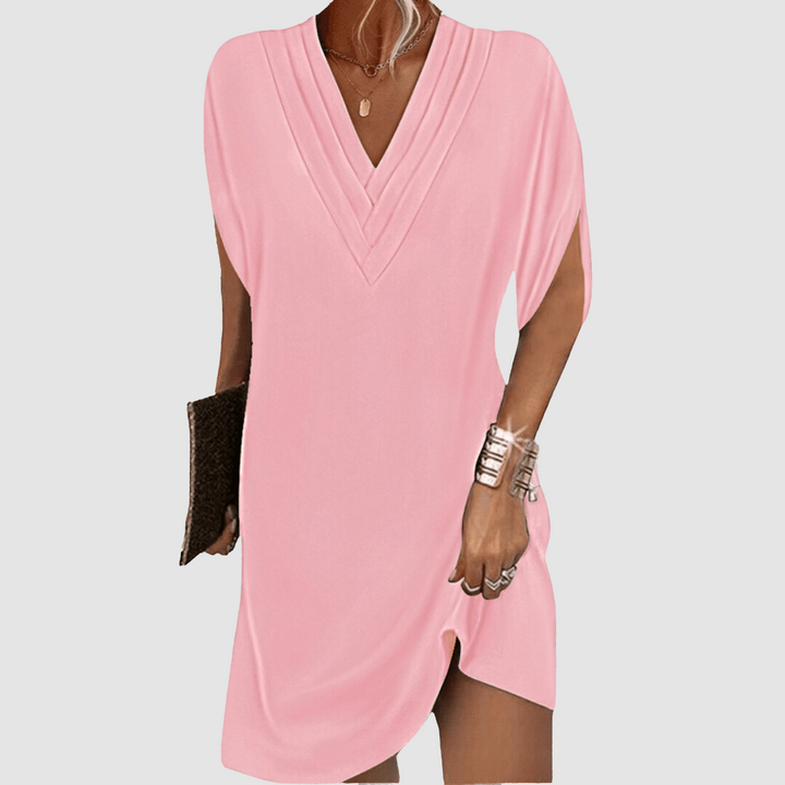 Alysa | Robe Élégante à Manches Mi-Longues