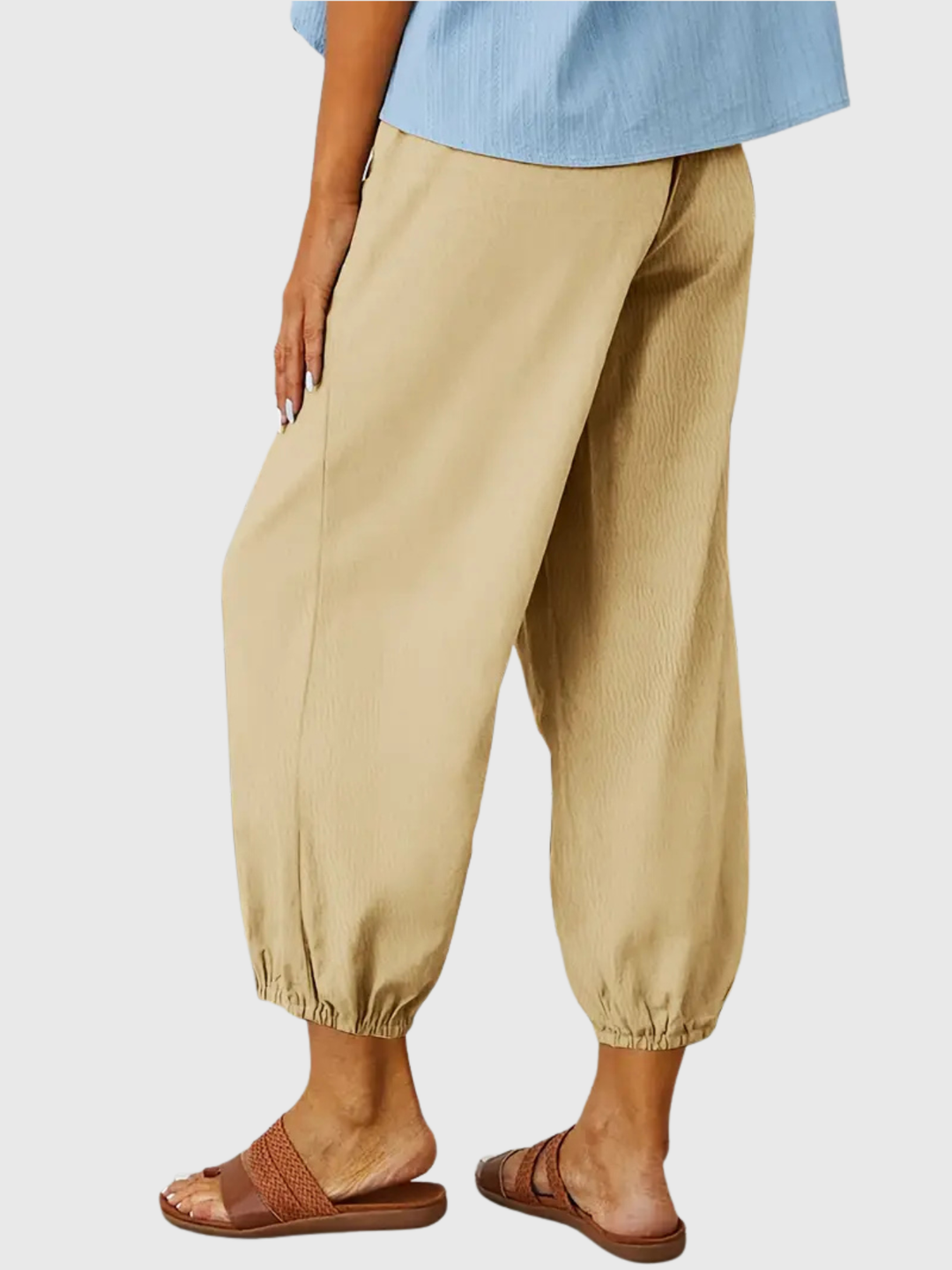 Tessa | Pantalons Relaxed à Manches Boutonnées