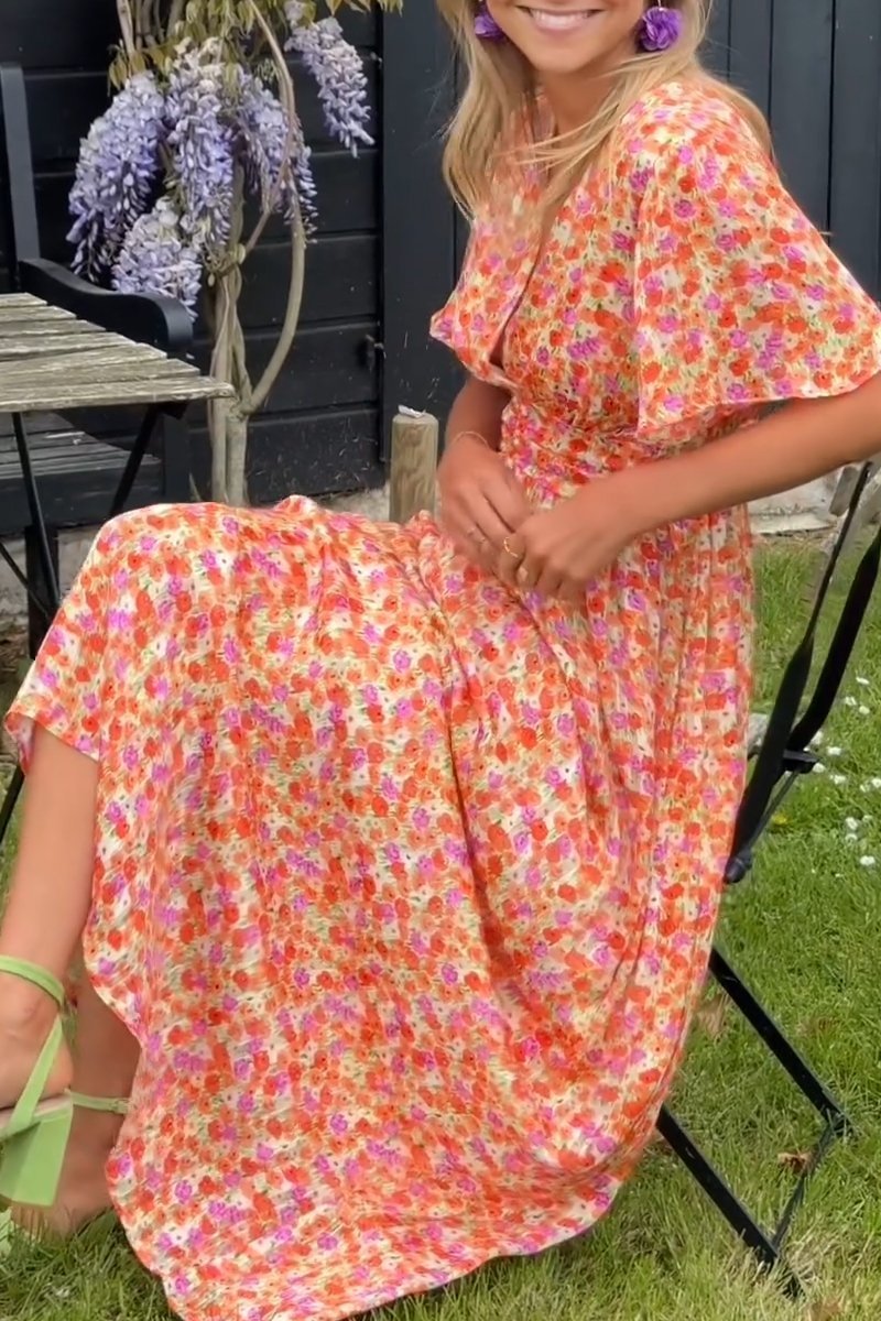 Faith™ — Robe longue florale élégante et intemporelle