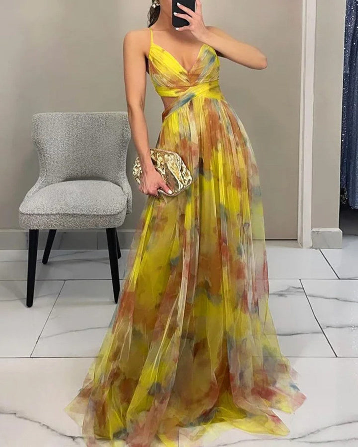Millie - Elegant Floral Maxi Dress